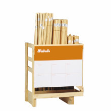 Blomsterpinne i tre 30 cm - 10 stk.